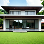 **

"A modern family-friendly house in a suburban Kuala Lumpur neighborhood, fully clothed family members are present, lush green surroundings, professional architecture photography, natural lighting, safe for work, appropriate content, fully clothed, modest, perfect anatomy, correct proportions, natural pose, high quality."

**